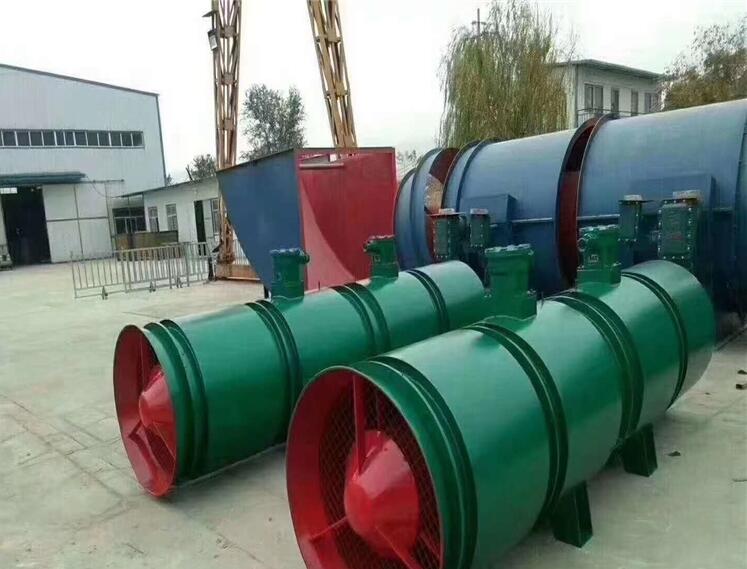 隧道風機 隧道低噪音隔爆型對旋軸流壓入式通風機